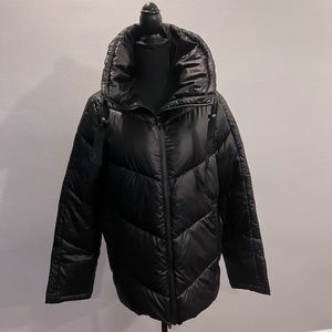 Sam Edelman Black Puffer Jacket size L (used)